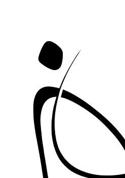 Ineinandergreifende Drei | Minimalistische Linie Abstrakt