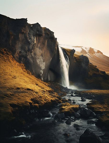 Avontuur in IJsland van fernlichtsicht