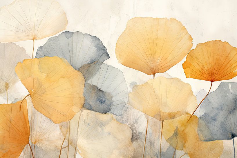 Abstraktes Blatt von Imagine