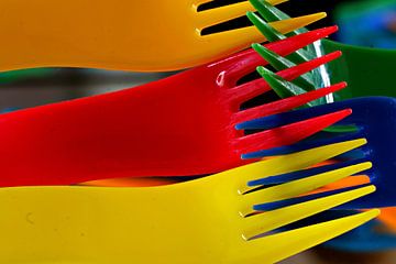 colourful cutlery 2 by joyce kool