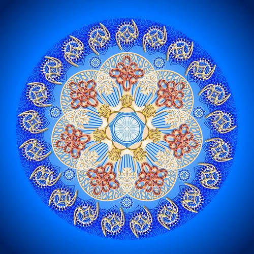 Kristallen mandala werken met Excalibur/SHOON'A'NAAR