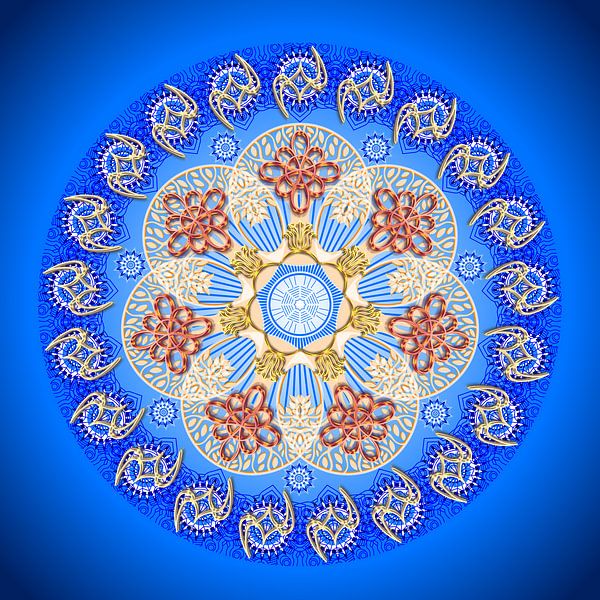 Crystal mandala working with Excalibur/SHOON'A'NAAR by SHANA-Lichtpionier