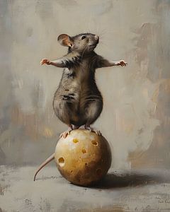 Balancierende Maus