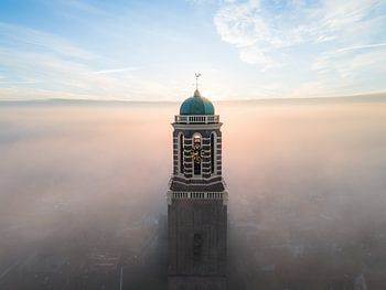 Zwolle dans le brouillard