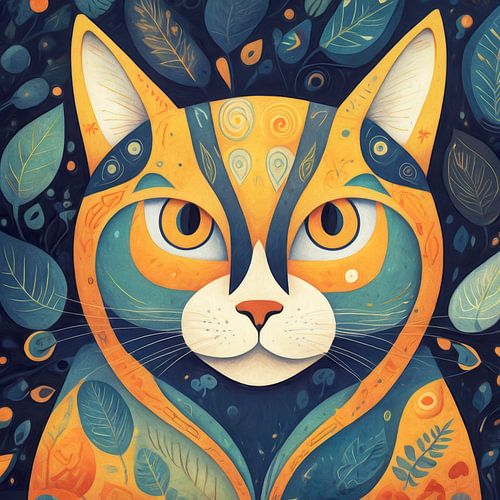 Decoratieve kat