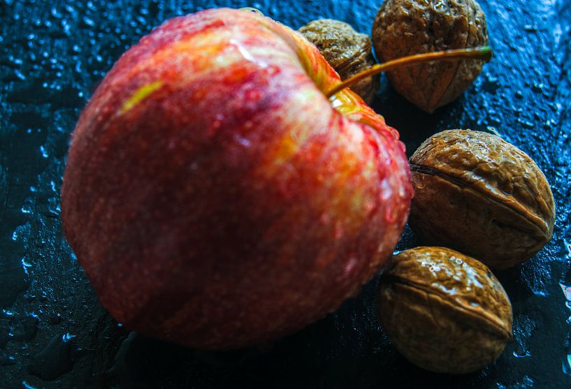 Apple and nuts by Photoart-Naegele