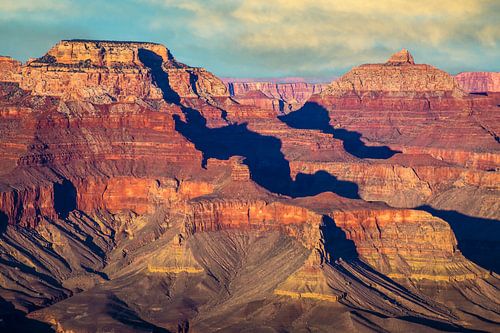 Wonderful evening light over the Grand Canyon, USA by Rietje Bulthuis
