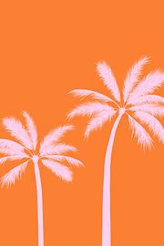 Vibrant Tropical Palms by Karen Menzenbach