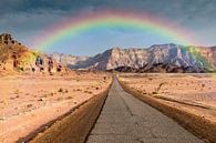 regenbogen über der negev wüste im timna nationalpark von ChrisWillemsen Miniaturansicht