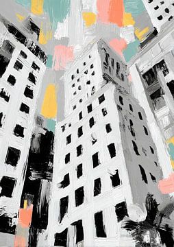 Abstract cityscape by Niklas Maximilian