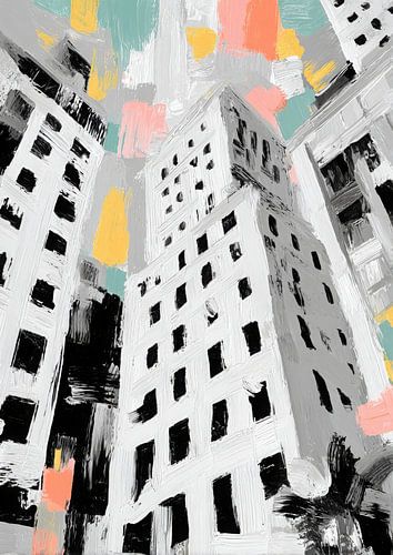 Abstract cityscape by Niklas Maximilian