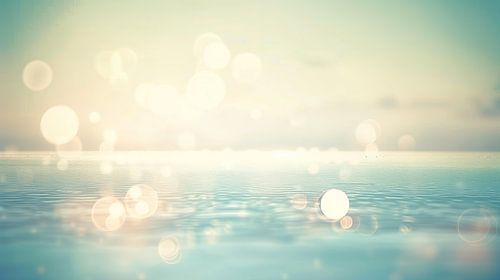 Colour gradient purple, green, blurred background