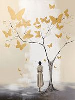 Japandi, Butterfly Tree II
