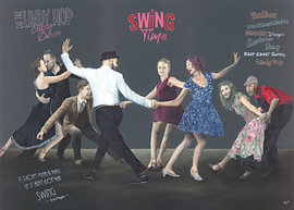 SwingTime - Tanzende Paare von Andreas Mocker - rocksigniert