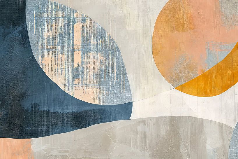 Moderne Geometrie - Abstrakte Kunst von Poster Art Shop