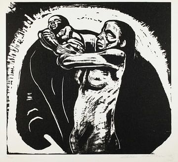 Käthe Kollwitz, Oorlog, 1922 van Atelier Liesjes
