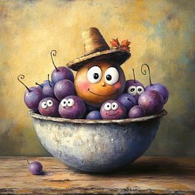 Raisins heureux sur Jutta Maria Pusl