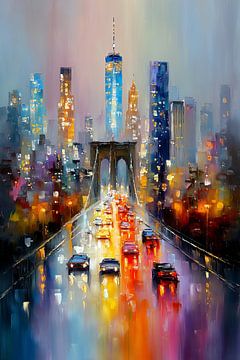 Nachtfahrt nach Manhattan von ARTemberaubend