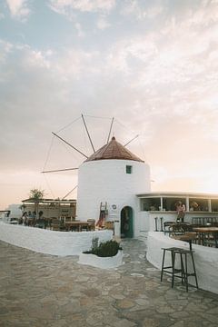 Mill in the Cyclades | travel photography print | Koufonisia Greece by Kimberley Jekel
