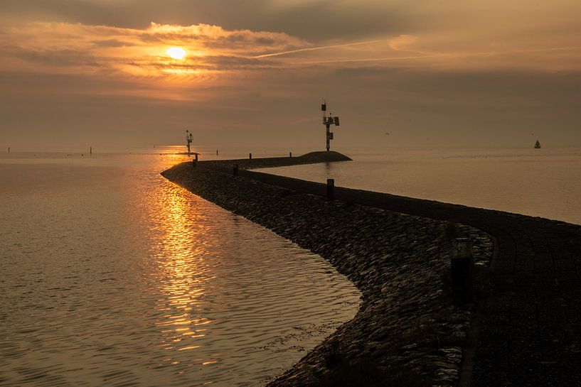 Havenhoofd west Terschelling van Arie Jan van Termeij