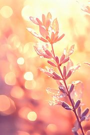 Gentle rays of sunshine through leaves by Poster Art Shop
