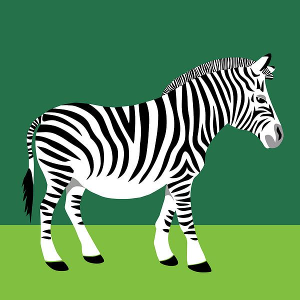 Zebra van Studio Mattie