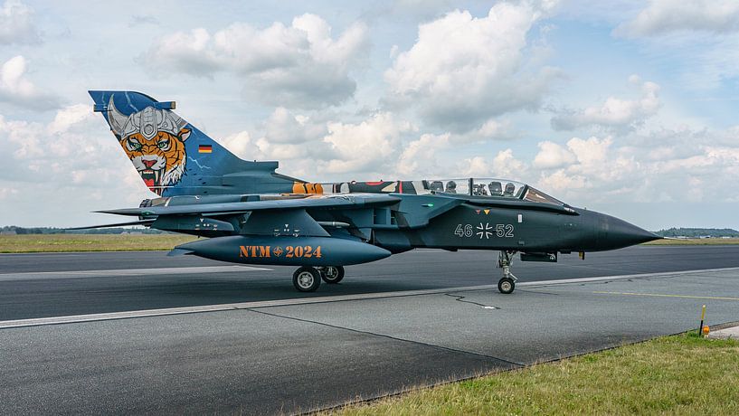 Duitse Panavia Tornado ECR in Tigermeet livery. van Jaap van den Berg