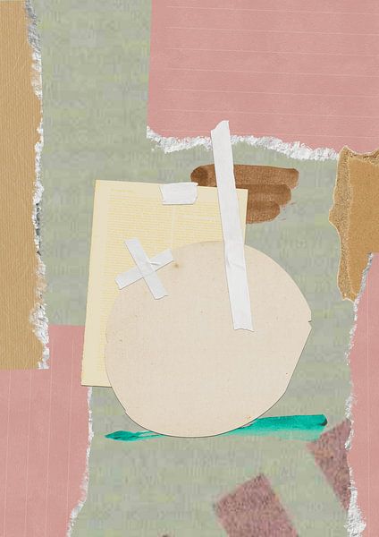 Pastell-Collage von Studio Allee