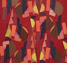 Frances Hodgkins - Zonder titel (textielontwerp nr. VI) (circa 1925) van Peter Balan thumbnail