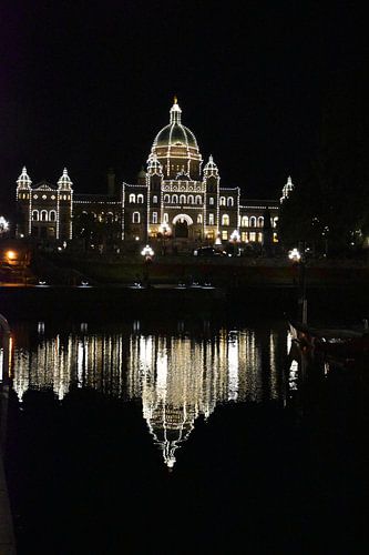 Een herfstavond in de stad