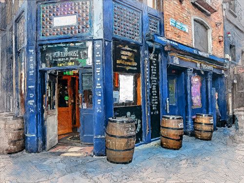 Dublinse aquarelkunst #Dublin