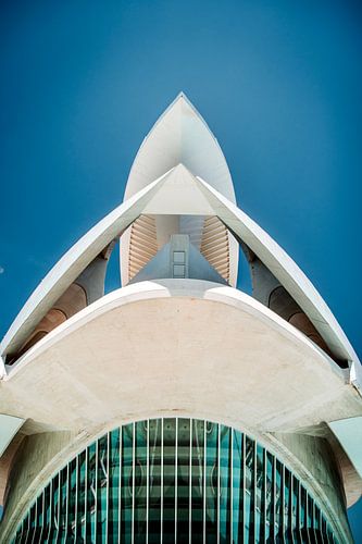Le bâtiment d'art et de sciences à Valence