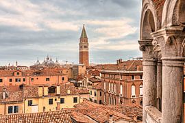 Der Campanile über Venedig von Rene Siebring