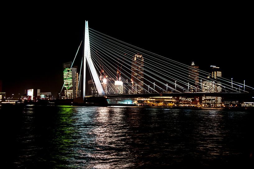 Erasmusbrug Rotterdam van Brian Morgan