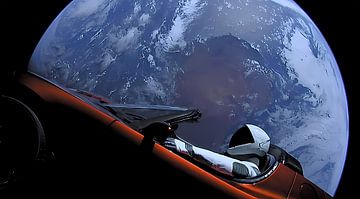 De SpaceX Starman van Steven Kingsbury