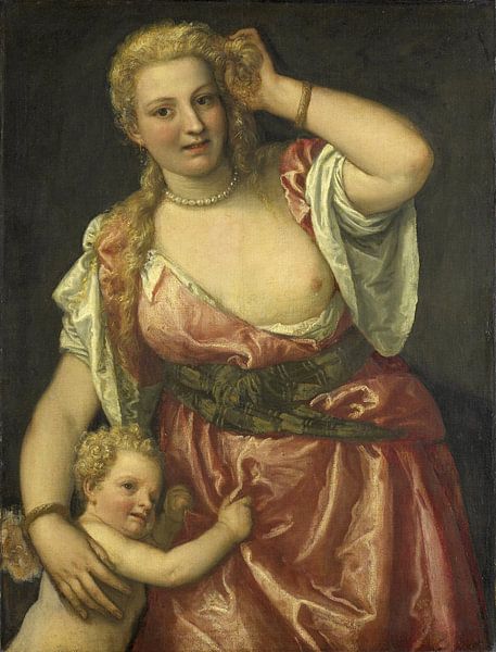 Vénus et Amour, Paolo Veronese par Des maîtres magistraux