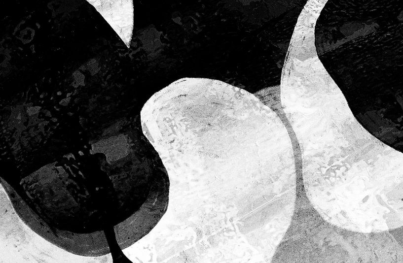 Scandinavia Organic Abstract Shapes by Mad Dog Art