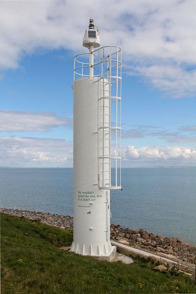 Lighthouse on the Westfriese Dike by Martina Dol