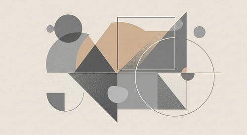 Geometrische harmonie compositie