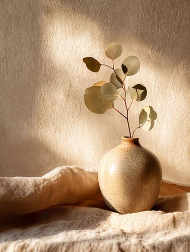 Rust in keramiek en blad