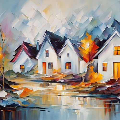 Résilience Lumière vibrante des murs