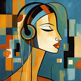 Harmonie | Modernes Porträt von ARTEO Gemälde