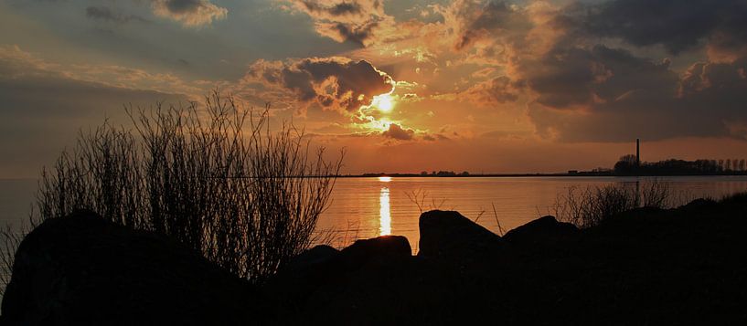 Lemsterbaai von Janny Bergh