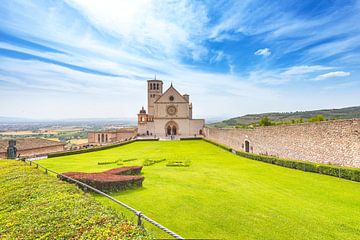 Sint-Franciscusbasiliek in Assisi, Italië van Jenco van Zalk