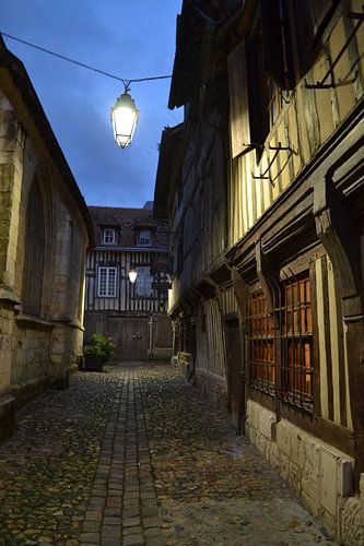 Steegje in Honfleur - Frankrijk