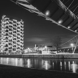 College bridge leads the way to K-tower, Kortrijk | ZwartWit by Daan Duvillier | Dsquared Photography