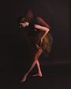 Ballerina in motion with slower shutter speed 01 by FotoDennis.com | Werk op de Muur thumbnail