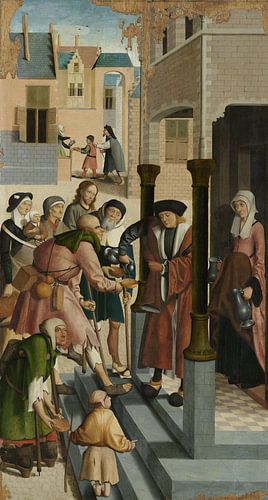Les sept œuvres de miséricorde (partie 2) Maître d'Alkmaar