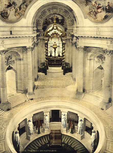 Napoleon's tomb, Paris van Vintage Afbeeldingen