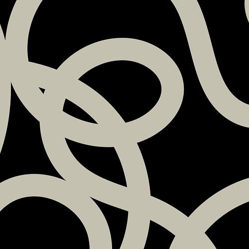 Organische stroom van moderne lijnen nr. 6